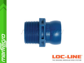 Segment s vnějším závitem BSPT 3/4" - LOC-LINE (69549.1)