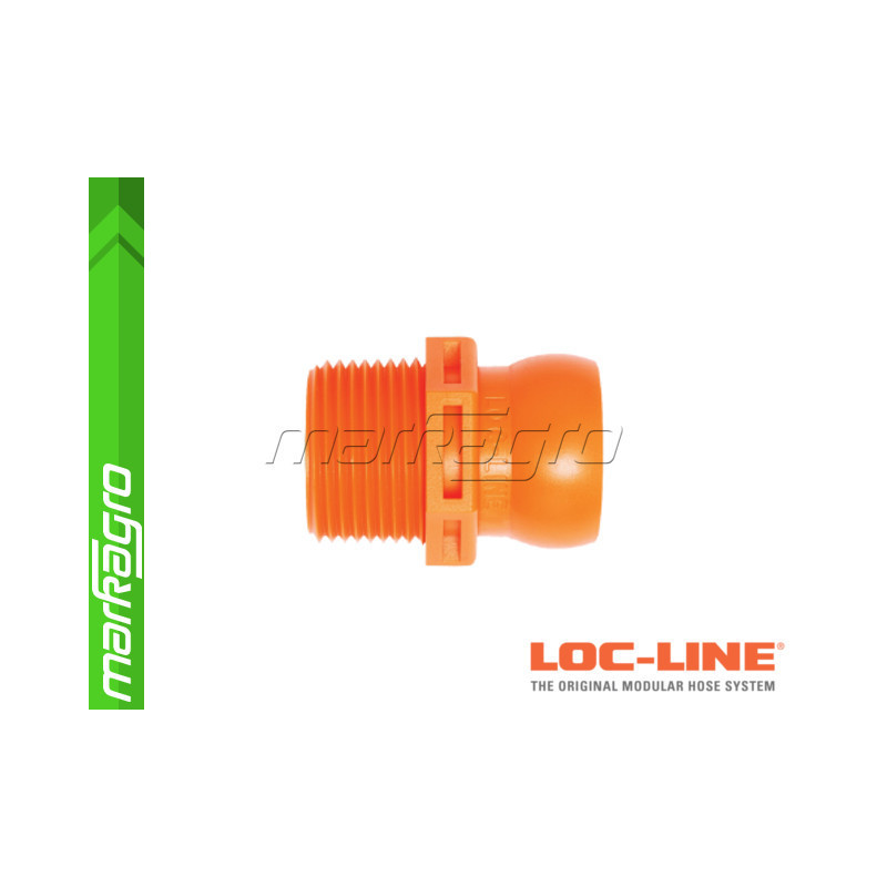 Segment s vnějším závitem NPT 3/4" - LOC-LINE (69545.1)
