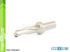 Vrták s VBD WCMX - držák, ⌀ 24 mm, 3xD, válcová stopka 25 mm - DARMET (DE00WC04-25-240)