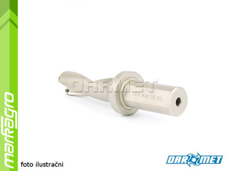Vrták s VBD WCMX - držák, ⌀ 25 mm, 3xD, válcová stopka 25 mm - DARMET (DE00WC04-25-250)
