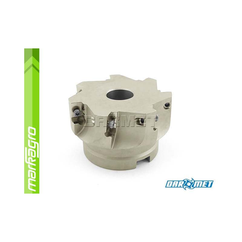 Fréza s VBD APKT ⌀ 80 mm, čelní válcová nástrčná 7-břitá - DARMET (FA90AP16-080-27A07) Fréza s VBD APKT ⌀ 80 mm, čelní válcová nástrčná 7-břitá - DARMET (FA90AP16-080-27A07)