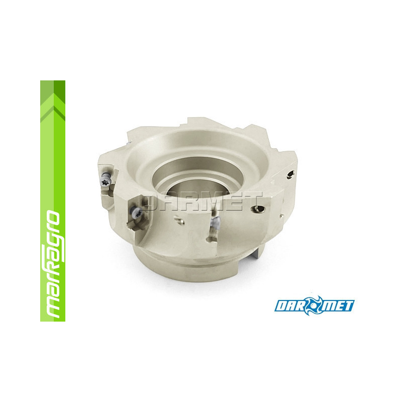 Fréza s VBD APKT ⌀ 100 mm, čelní válcová nástrčná 8-břitá - DARMET (FA90AP16-100-32A08) Fréza s VBD APKT ⌀ 100 mm, čelní válcová nástrčná 8-břitá - DARMET (FA90AP16-100-32A08)
