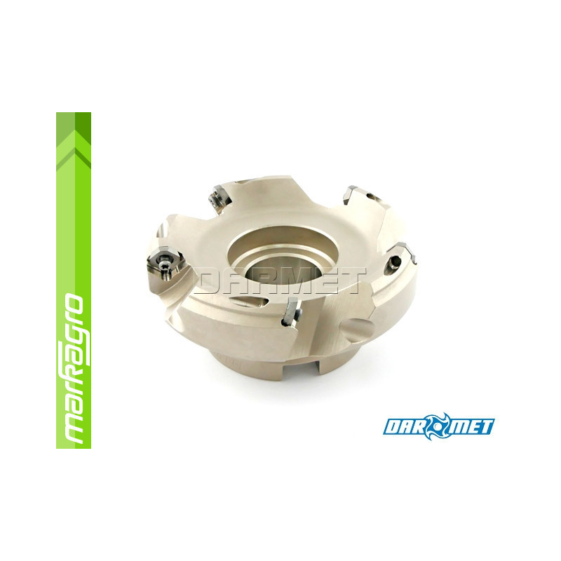 Fréza s VBD SEKT ⌀ 100 mm, čelní válcová nástrčná 5-břitá - DARMET (FD45SE12-100-32A05)