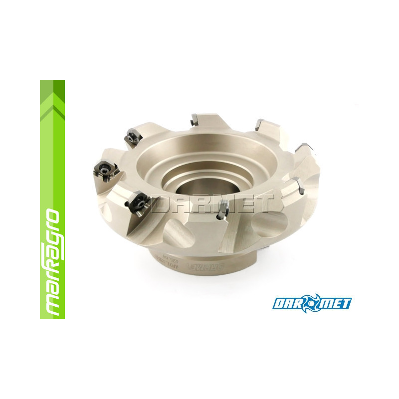 Fréza s VBD SEKT ⌀ 125 mm, čelní válcová nástrčná 8-břitá - DARMET (FD45SE12-125-40A08)