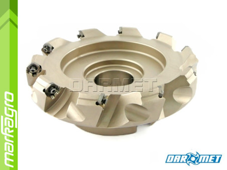 Fréza s VBD SEKT ⌀ 160 mm, čelní válcová nástrčná 10-břitá - DARMET (FD45SE12-160-40A10)