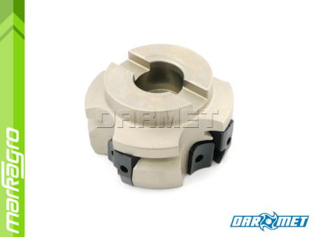 Fréza s VBD SPKN, SPKR ⌀ 80 mm, čelní válcová nástrčná 4-břitá - DARMET (FB75SP15-080-27A04)