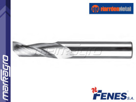 Fréza čelní válcová 1-břitá s válcovou stopkou pro lehké kovy a plasty HARRDEN 125, VHM - 8 mm - FENES