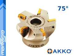 Fréza s VBD APKT - držák, ⌀ 100 mm, čelní válcová nástrčná 5-břitá - AKKO (AFM75-AP16-D100-A32-Z06-H)