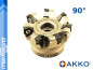 Fréza s VBD WNMX - držák, ⌀ 80 mm, čelní válcová nástrčná 7-břitá - AKKO (AFM90-WN0806-D080-A27-Z07-H)