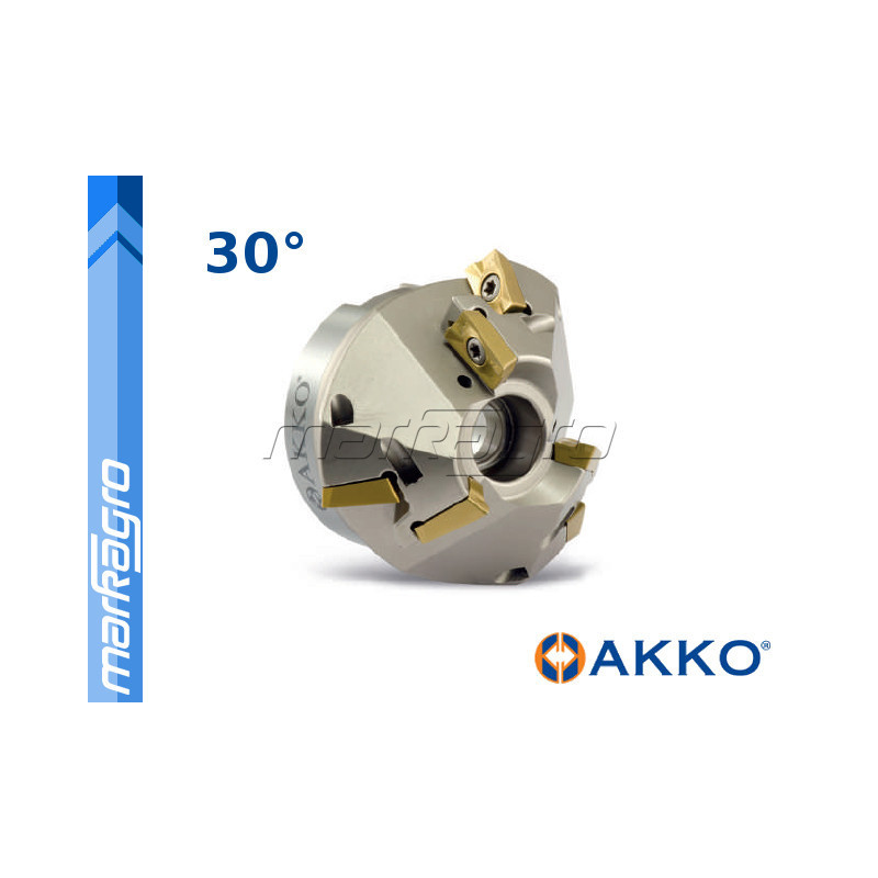 Fréza s VBD APKT ⌀ 87 mm, čelní nástrčná pro srážení hran 6-břitá - AKKO (AHM30-AP16-D35X87-A27-Z0306-H)