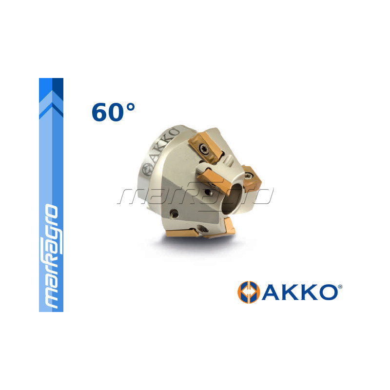 Fréza s VBD APKT ⌀ 65 mm, čelní nástrčná pro srážení hran 6-břitá - AKKO (AHM60-AP16-D35X65-A22-Z0306-H)