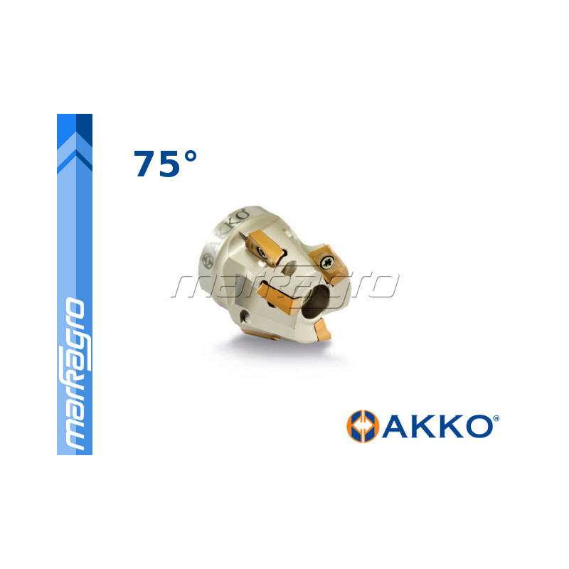 Fréza s VBD APKT ⌀ 50 mm, čelní nástrčná pro srážení hran 6-břitá - AKKO (AHM75-AP16-D35X50-A22-Z0306-H)