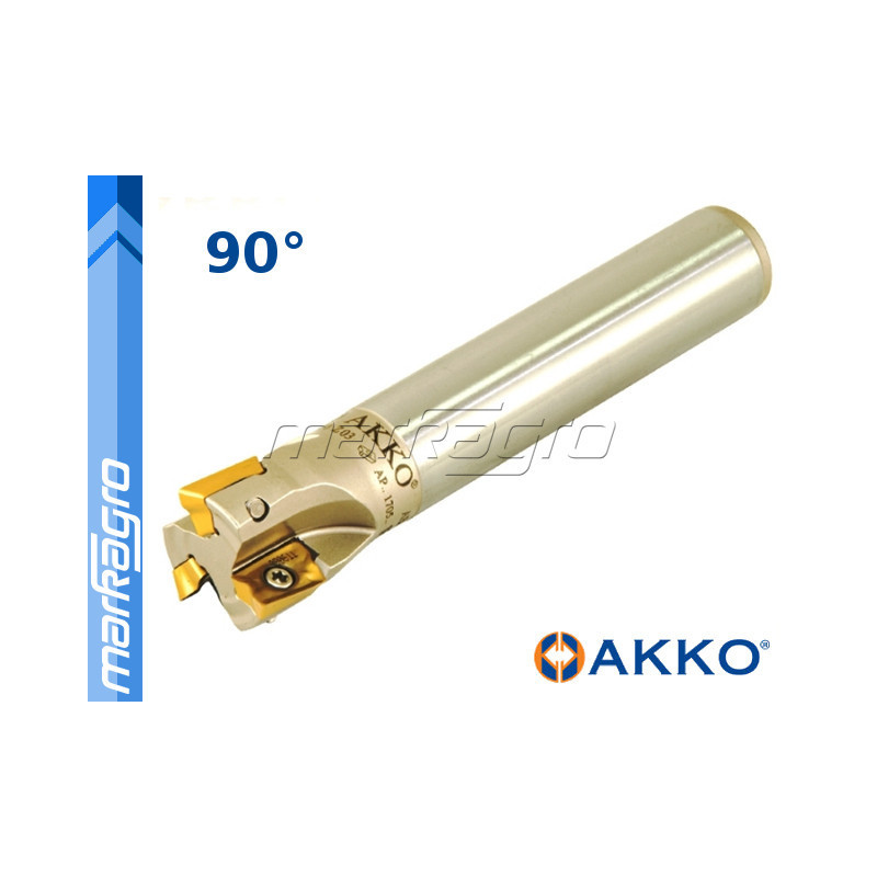 Fréza s VBD APKT ⌀ 16 mm, čelní stopková 2-břitá - AKKO (AEM90-AP10-D16-C16-L100-Z02-H) Fréza s VBD APKT ⌀ 16 mm, čelní stopková 2-břitá - AKKO (AEM90-AP10-D16-C16-L100-Z02-H)