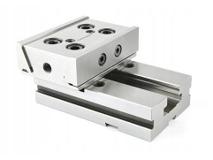 Přesný ocelový strojní svěrák, dělený MODUL III - 125 mm - FPZ125