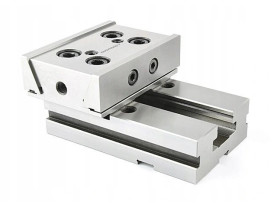 Ocelový přesný strojní svěrák, dělený MODUL III - 150 mm - FPZ150