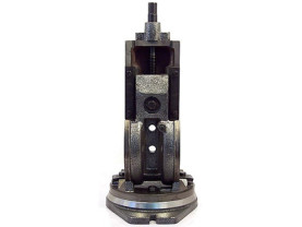 Strojní otočný a naklápěcí svěrák 160 mm - FQU160/125