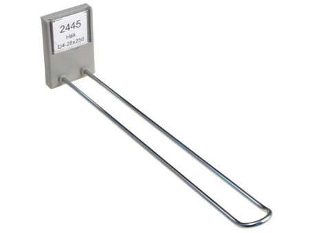 Hák D4 - 28 x 250 na nářadí - POKORNÝ DAČICE (2445)