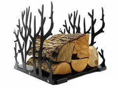 Stojan na krbové dřevo 44 x 42 x 40 cm, plech 2,5 mm - DARMET