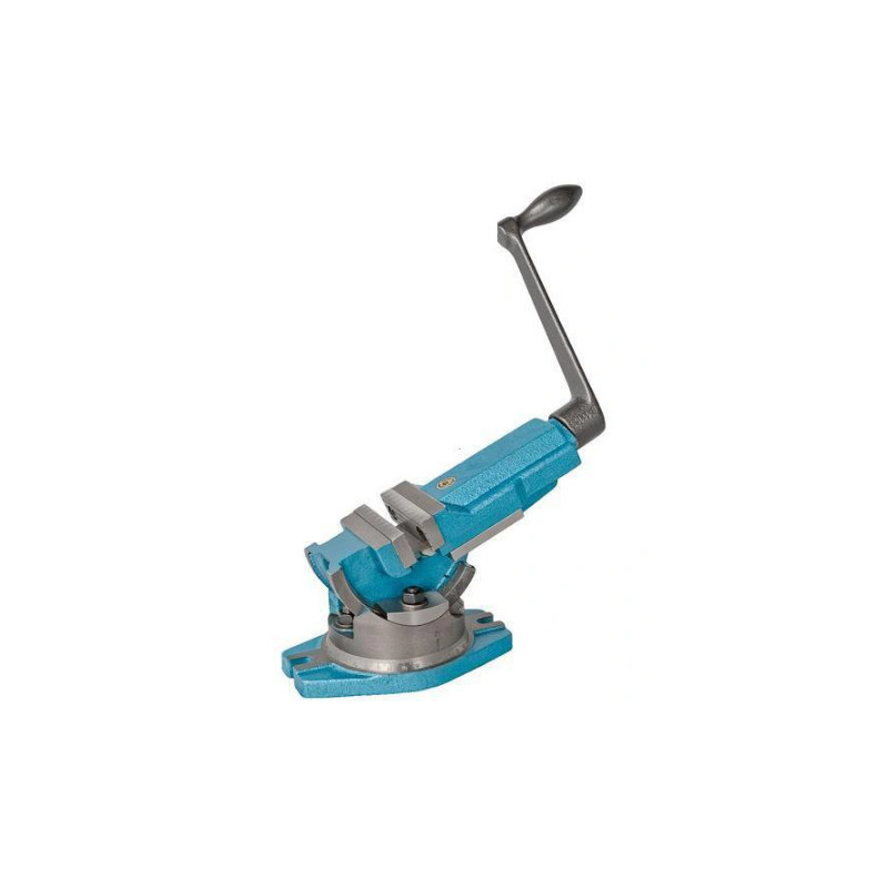 Strojní otočný a naklápěcí svěrák 125 mm - BISON (6530-125)