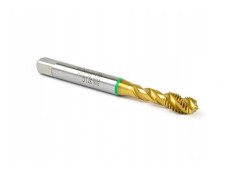 Strojní závitník pro metrické závity neprůchozí (Rm ≤ 1200), DIN371 HSS-E TiN - M6