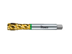 Strojní závitník pro trubkové závity, neprůchozí (Rm ≤ 1200), DIN-5156 HSS-E TiN - G1/8 - FENES