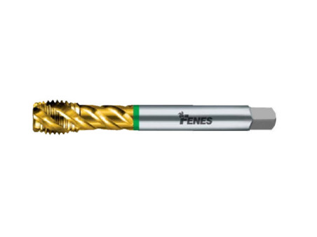 Strojní závitník pro trubkové závity, neprůchozí (Rm ≤ 1200), DIN-5156 HSS-E TiN - G1/8 - FENES