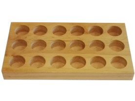 Dřevěný box otevřený pro kleštiny ER32 - prázdný