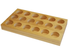 Dřevěný box otevřený pro kleštiny ER32 - prázdný