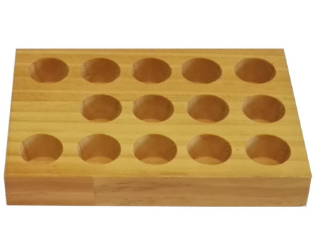 Dřevěný box otevřený pro kleštiny ER25 - prázdný