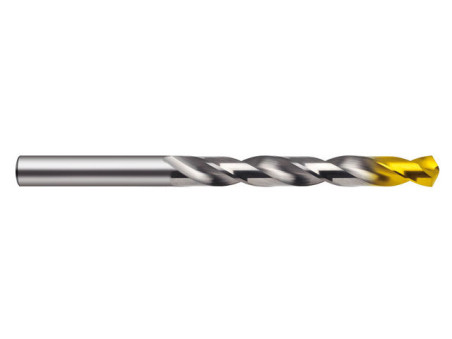 Spirálový krátký vrták s válcovou stopkou - 5,3 mm, HSS, TiN (9651)