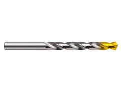 Spirálový krátký vrták s válcovou stopkou - 5,1 mm, HSS, TiN (9651)