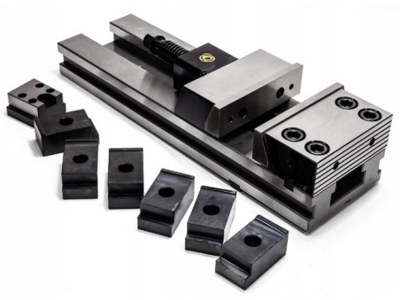 Přesný ocelový strojní svěrák 125 mm (6620)