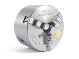 Soustružnické tříčelisťové sklíčidlo samocentrující, litinové - 100 mm (3204)