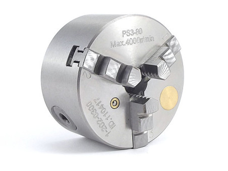 Soustružnické 3-čelistní sklíčidlo samostředící, litinové - 125 mm (APX3204)