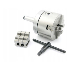 Soustružnické tříčelisťové sklíčidlo s upnutím MS3 - 100 mm (DM376)