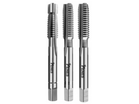 Ruční závitníky pro metrické závity základní řady, sada 3 ks (Rm ≤ 1000), DIN-352 INOX HSS-E - M12