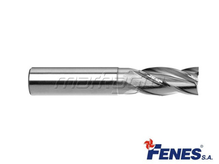 Stopková fréza čelní válcová 6-břitá, krátká s válcovou stopkou DIN844-A K-N, HSS - 25 mm