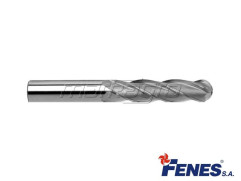 Stopková fréza kopírovací 4-břitá, dlouhá s válcovou stopkou DIN1889-BA L-H, HSS-E - 8MM - FENES