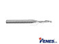 Stopková fréza 1-břitá drážkovací na odváděcí drážky do materiálu z PVC NFPo, HSS - 4x12x80 mm - FENES