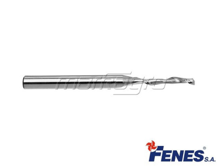 Stopková fréza 1-břitá drážkovací na odváděcí drážky do materiálu z PVC NFPo, HSS-E - 5x14x80MM - FENES