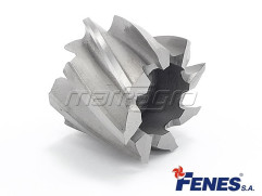 Fréza nástrčná válcová čelní s drážkou DIN 1880-N, HSS - 80MM - FENES