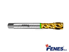Strojní závitník pro trubkové závity, neprůchozí (Rm ≤ 1200), DIN-5156 HSS-E TiN - G1/4 - FENES