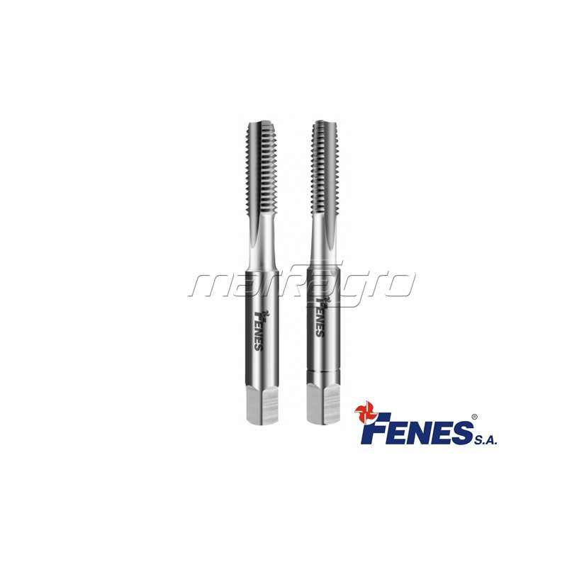 Ruční závitníky pro trubkový závit G, sada 2ks (Rm ≤ 800), DIN-5157 HSS - G 1/8 - FENES