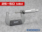 Mikrometr pro měření vnějších průměrů 25 - 50 mm - INDISEN (2322-2550) Mikrometr pro měření vnějších průměrů 25 - 50 mm - INDISEN (2322-2550)