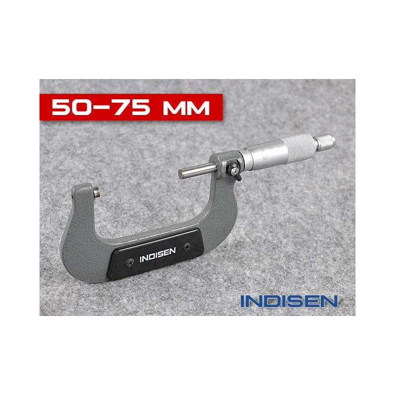 Mikrometr pro měření vnějších průměrů 50 - 75 mm - INDISEN (2322-5075) Mikrometr pro měření vnějších průměrů 50 - 75 mm - INDISEN (2322-5075)