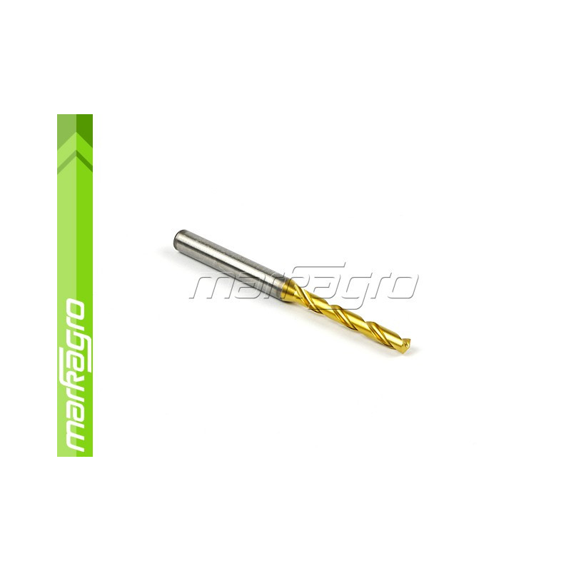Vrták 4,2 mm, 5xD, VHM, s TiN povlakovanou špičkou Vrták 4,2 mm, 5xD, VHM, s TiN povlakovanou špičkou