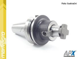 Frézovací trn pro frézovací hlavy s unášecími drážkami BT30 - 27 mm - 43 mm (APX 7388)