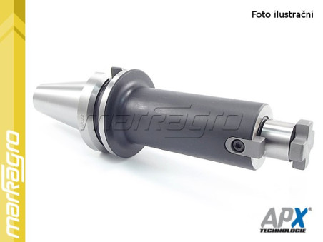 Frézovací trn pro frézovací hlavy s unášecími drážkami BT40 - 16 mm - 120 mm (APX 7388)