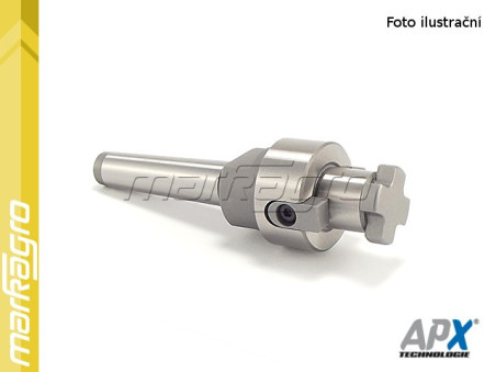 Frézovací trn pro frézovací hlavy s unášecími drážkami Morse 2 - 22 mm - 25 mm (APX 7432)
