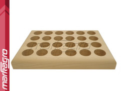 Dřevěný box otevřený pro kleštiny ER40 - prázdný